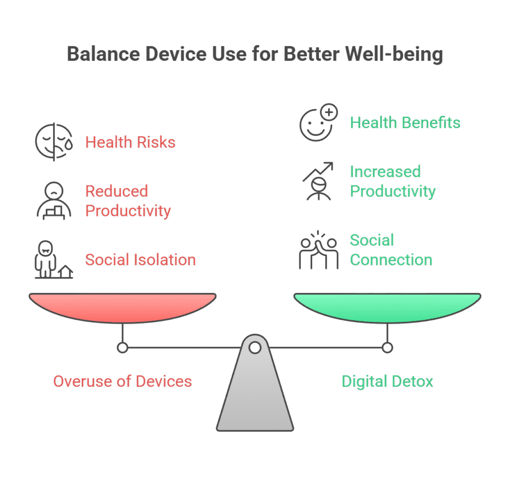 benefits of digital detox for better sleep