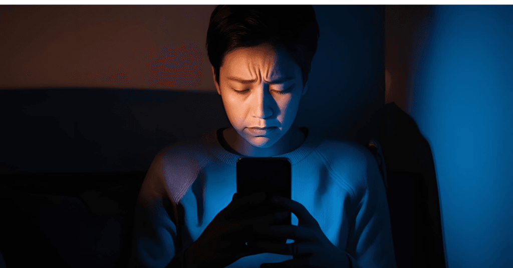 what is phone blue light