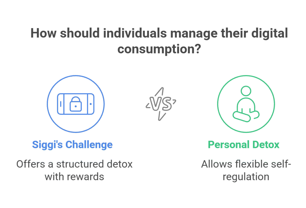 saggi digital detox program – structured program