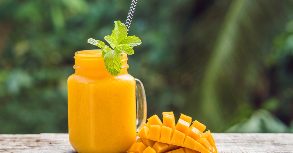 different dishes of mango